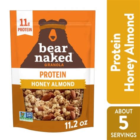 bear naked granola honey almond|Bear Naked 11g Protein Granola